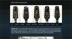 Desktop Screenshot of blackmandolins.com